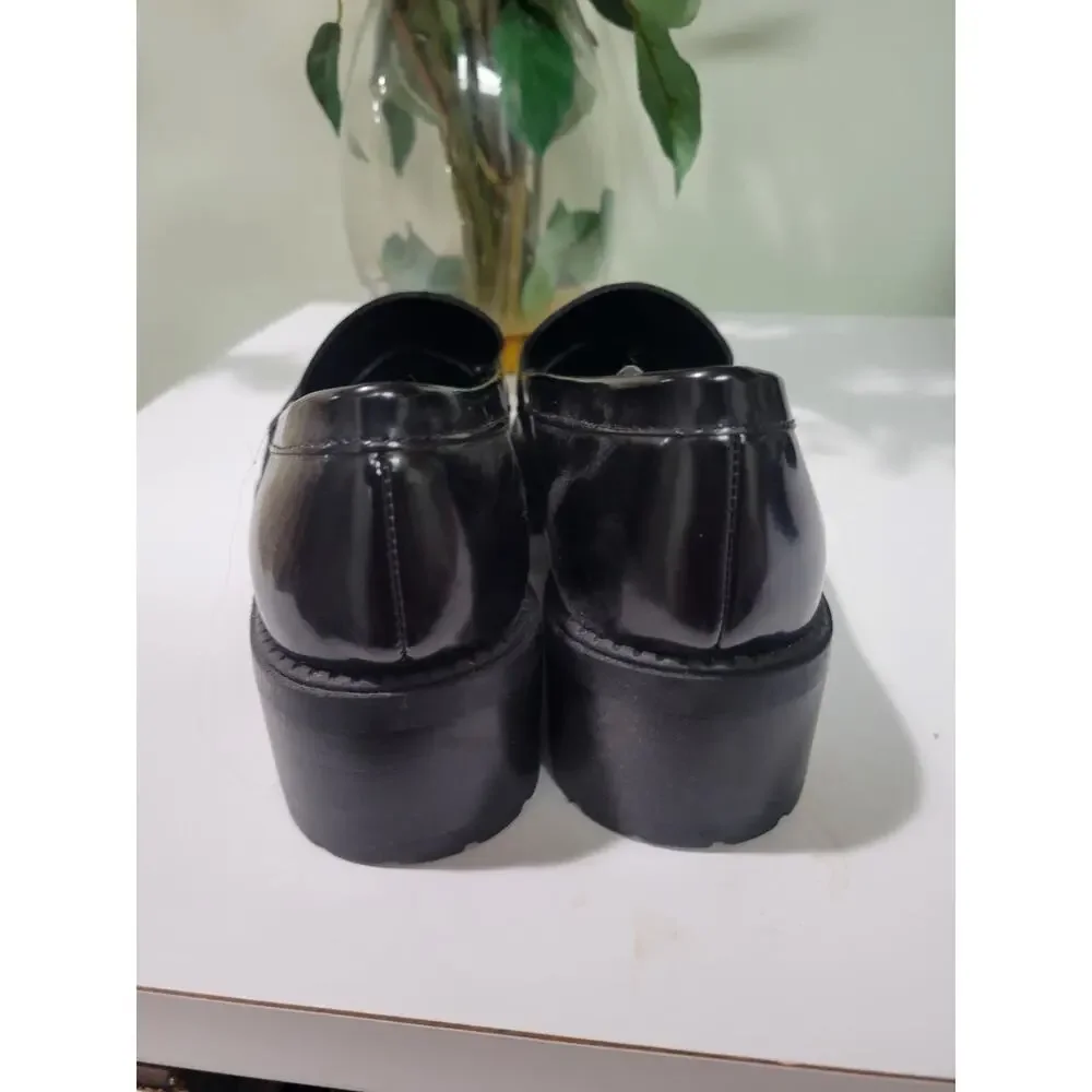NEW MARC FISHER black block heel Shoes 8 - Picture 5 of 8